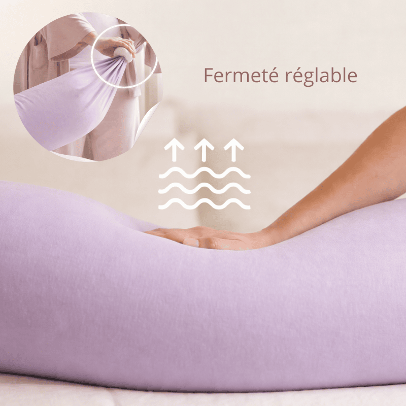 Traversin de grossesse reglable